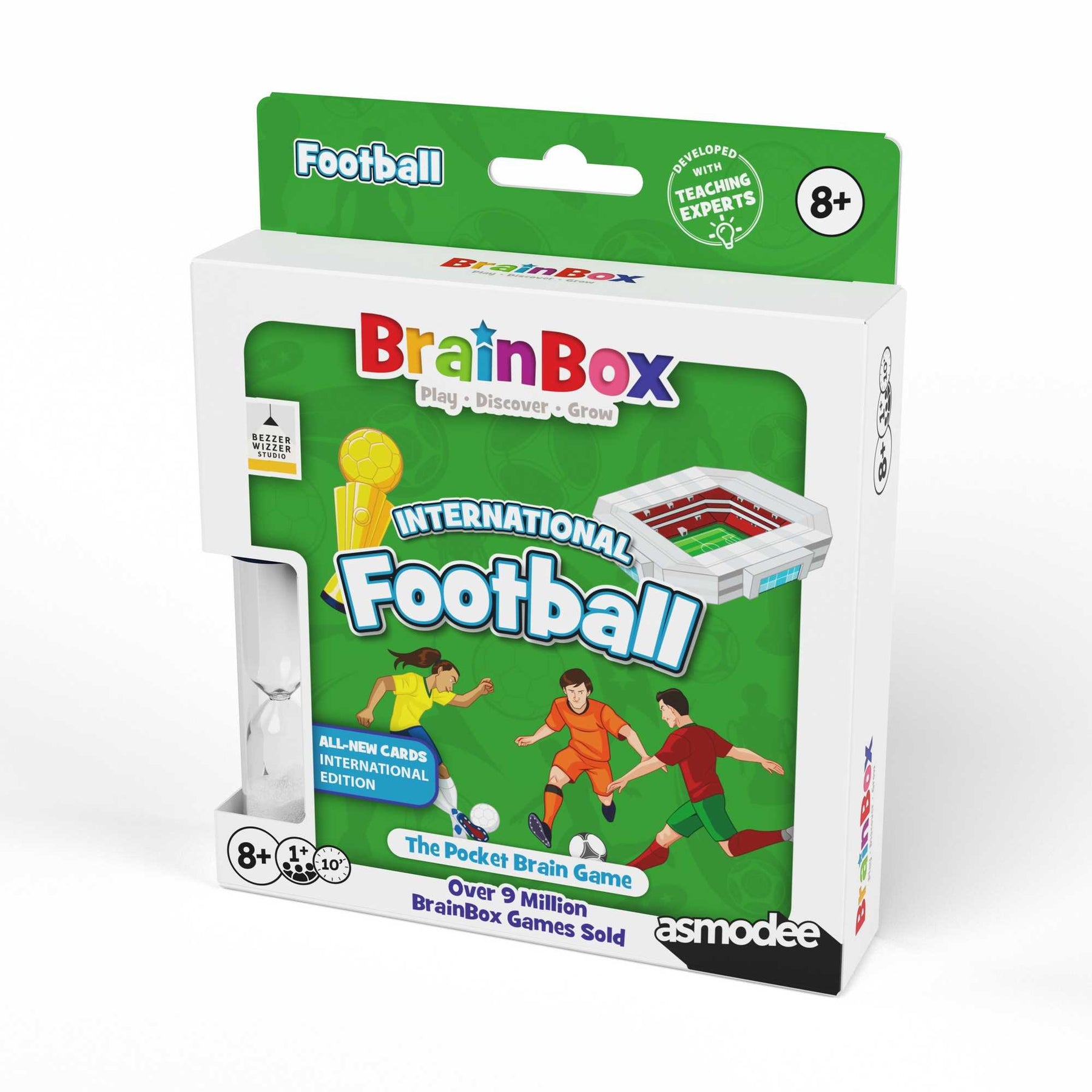 Brainbox Pocket International Football Board Game by Bezzerwizzer 3