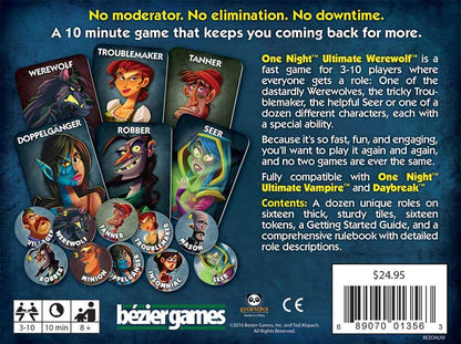 One Night Ultimate Werewolf Board Game by Bezier 3