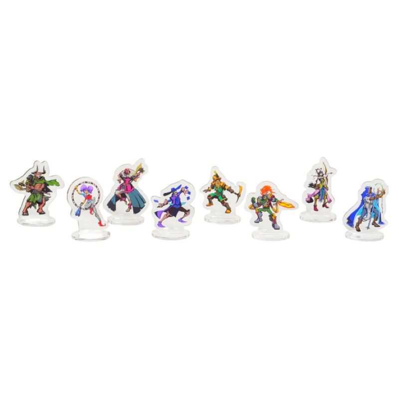 Shuffle Dungeons Acrylic Hero Tokens Board Game by Zero Strategy 1
