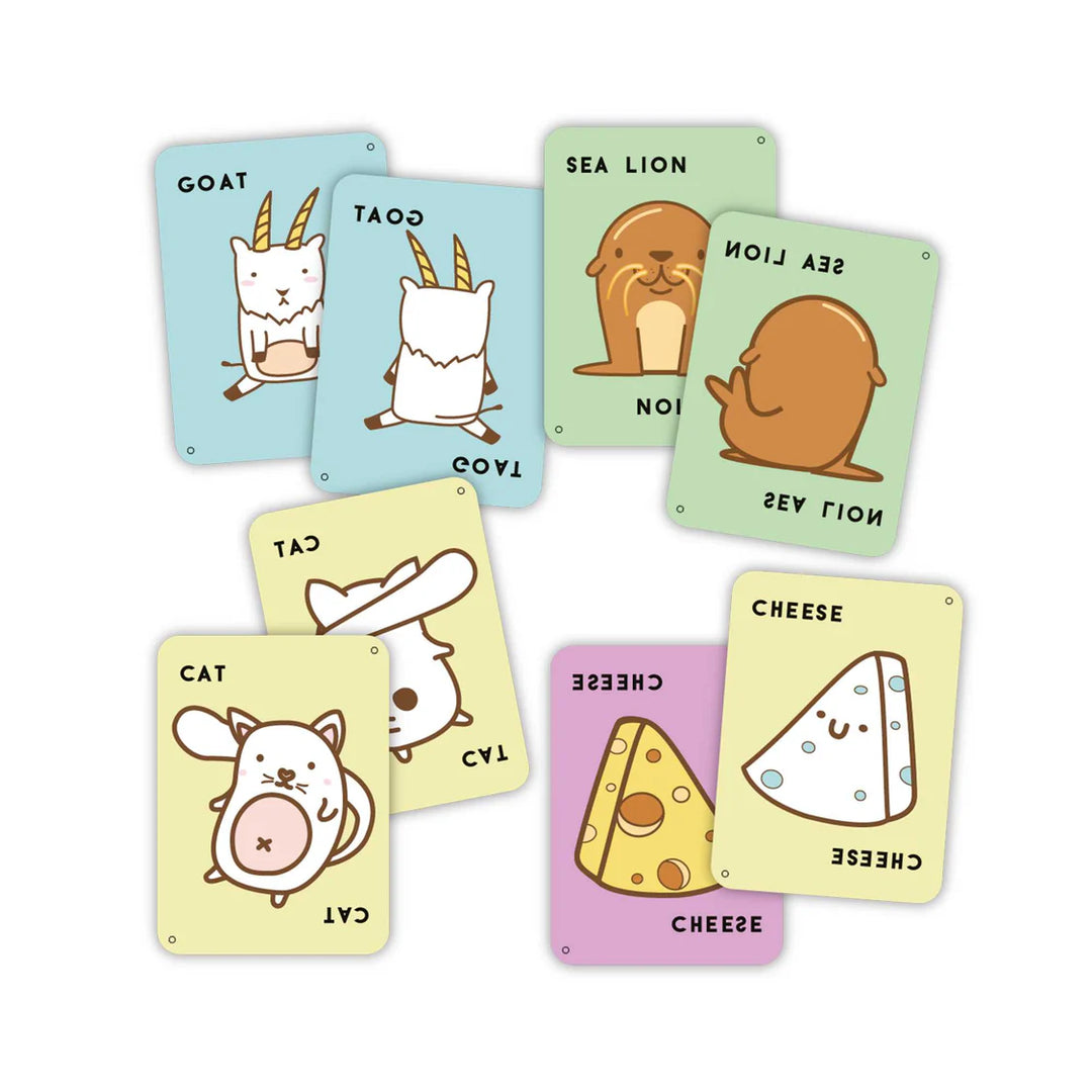 Taco Cat Goat Cheese Pizza On the Flip Side Board Game by Blue Orange