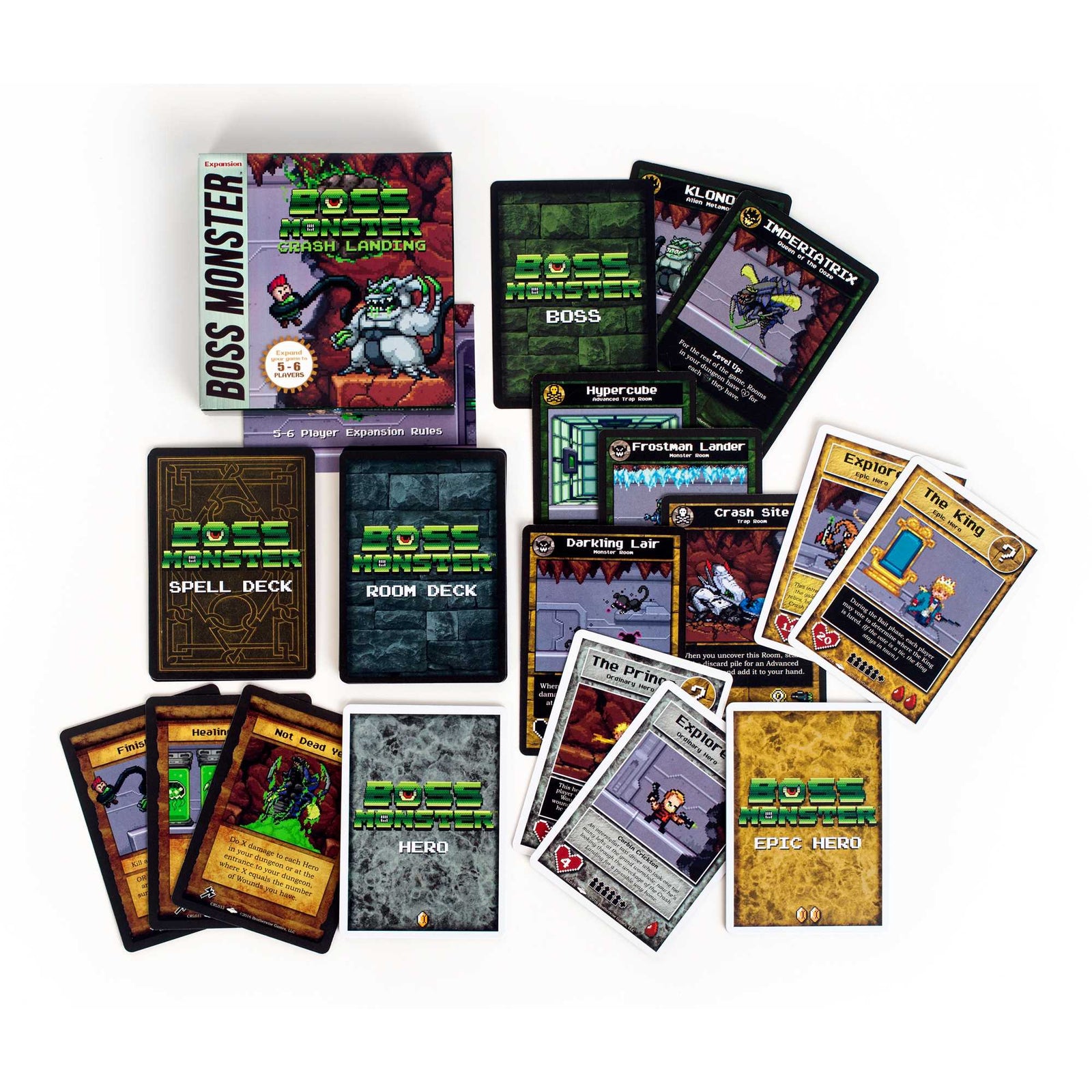 Crash Landing Boss Monster 5 6 Player Expansion Board Game by Brotherwise 2