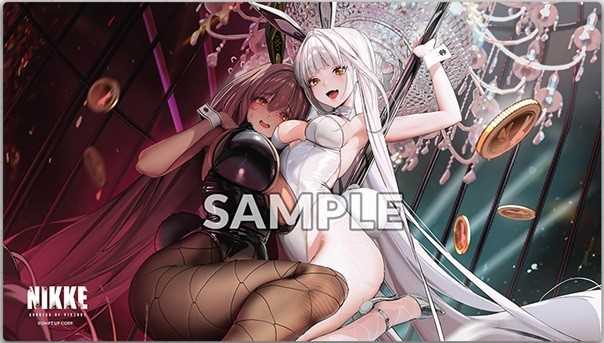 Goddess Of Victory Nikke Rubber Playmat Vol 10 Design A Bunny X 777 Noir and Blanc Gaming Accessory by Bushiroad 1