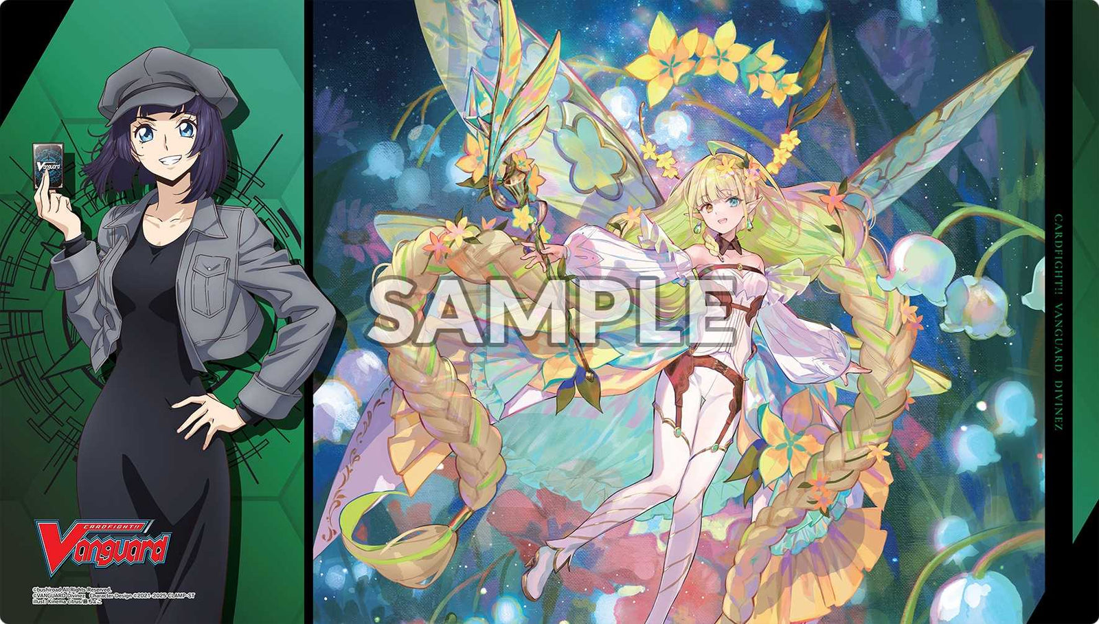 CFV Divinez Deluxe Finals Rubber Playmat Vol 12 Design A Ruka and Nannaclir Gaming Accessory by Bushiroad 1