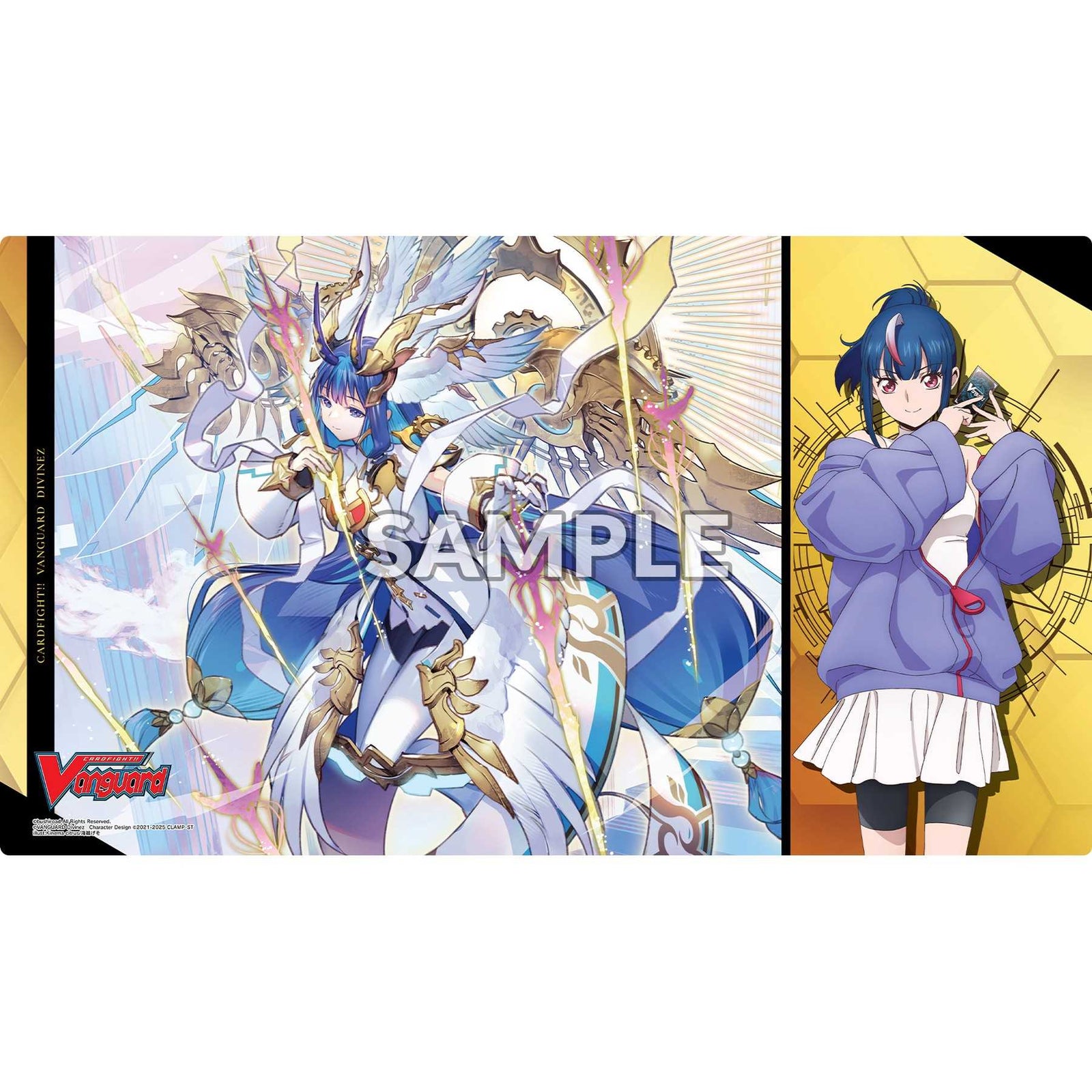 CFV Divinez Deluxe Finals Rubber Playmat Vol 13 Design B Erika and Liael Draconis Gaming Accessory by Bushiroad 1