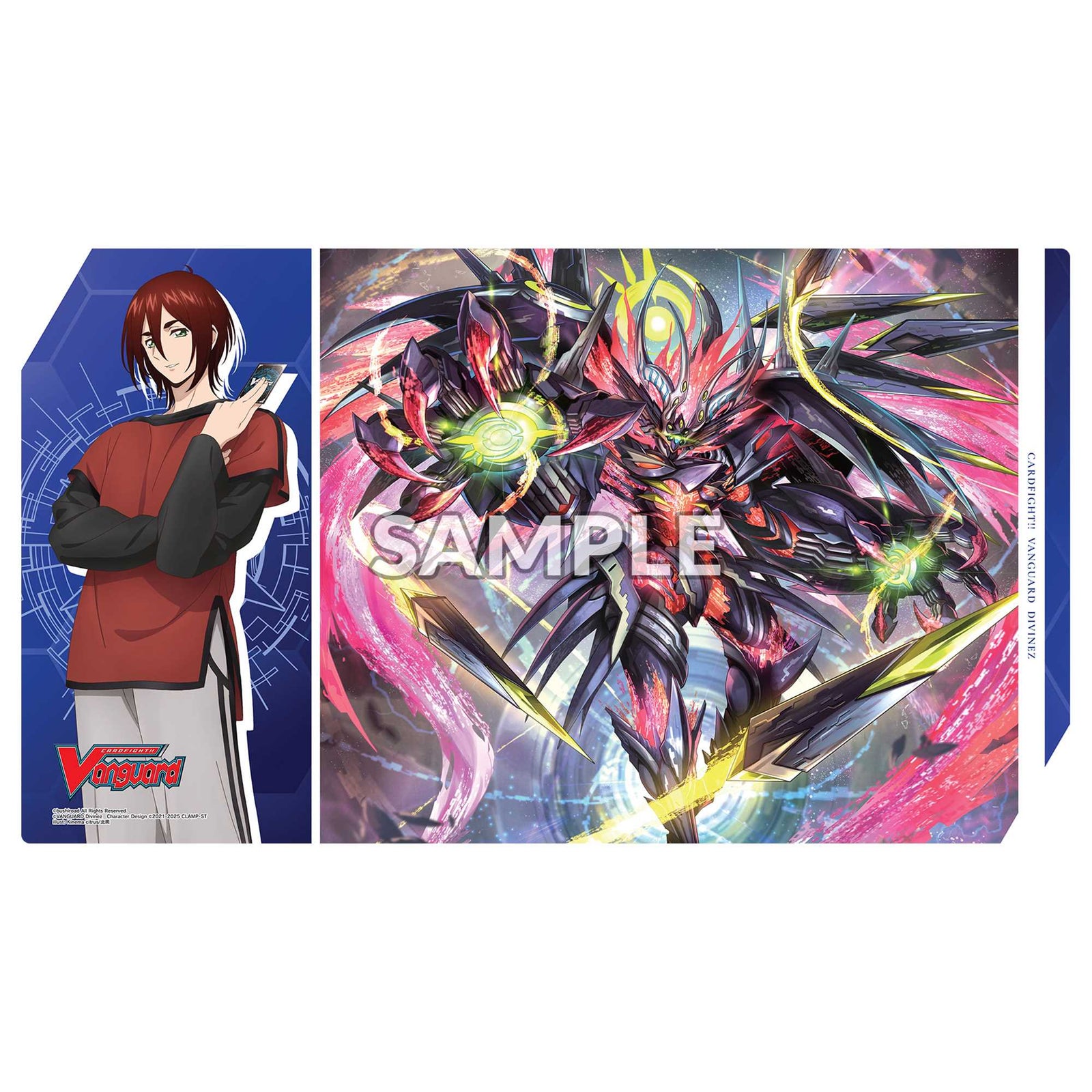 Cardfight!! Vanguard: Divinez Deluxe Arc Rubber Playmat Vol 6. Design A - Kagetsu & Veissrugr 1