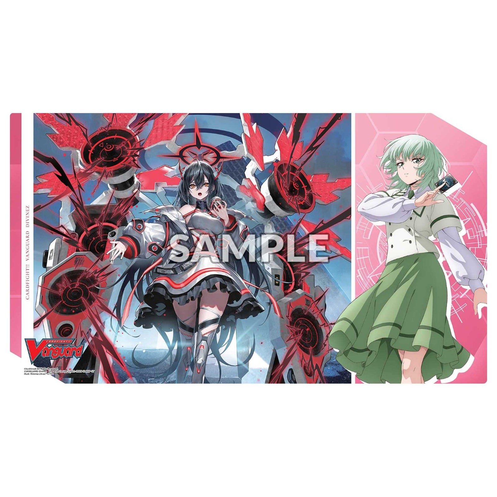 Cardfight Vanguard Divinez Deluxe Arc Rubber Playmat Vol 6 Design B Suzune and Artisaria 1