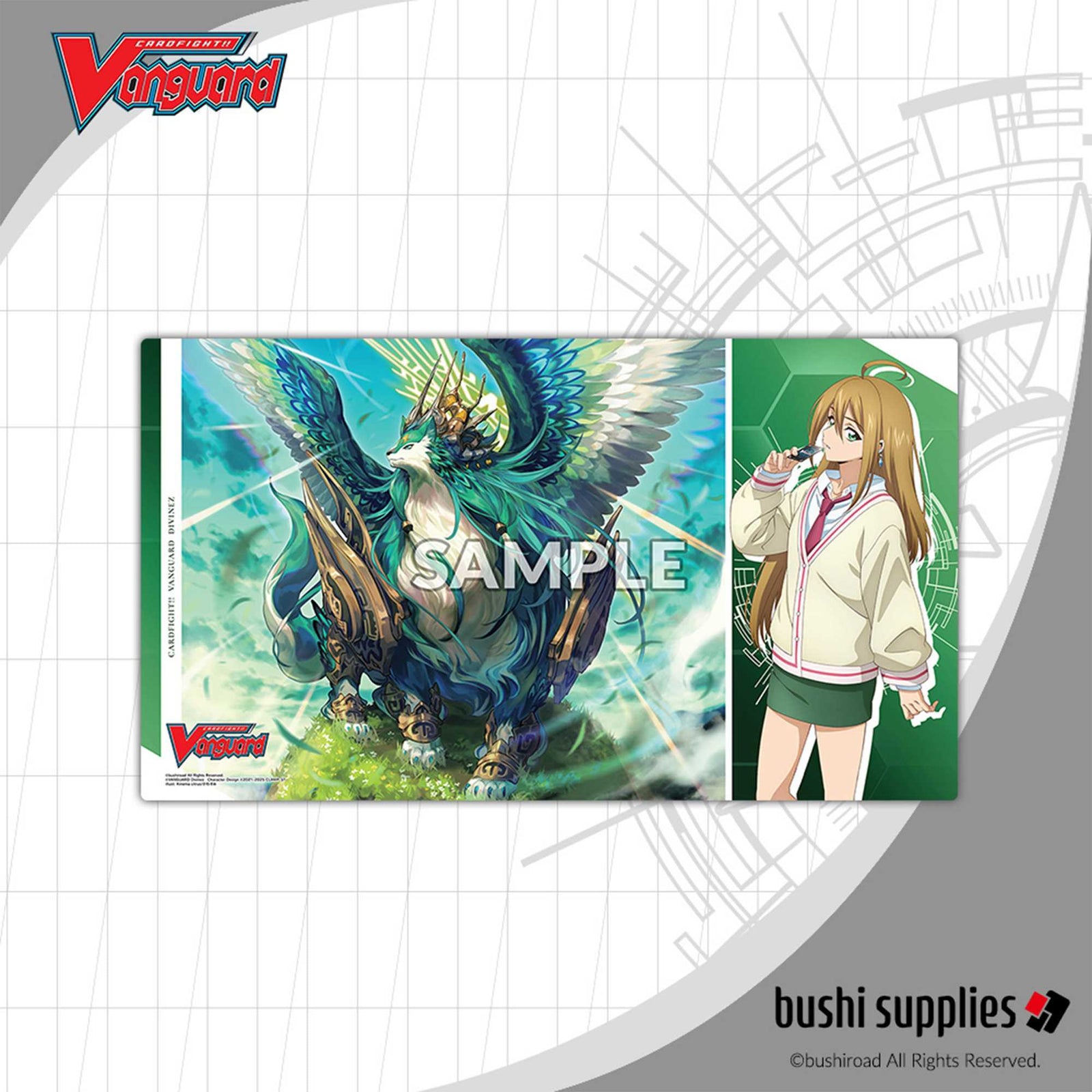 Cardfight!! Vanguard: Divinez Deluxe Arc Rubber Playmat Vol 8. Design B - Megumi & Magnolia Patriach 1