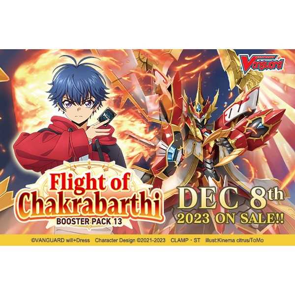 Cardfight Vanguard Flight of Chakrabarthi Booster Pack 13 1