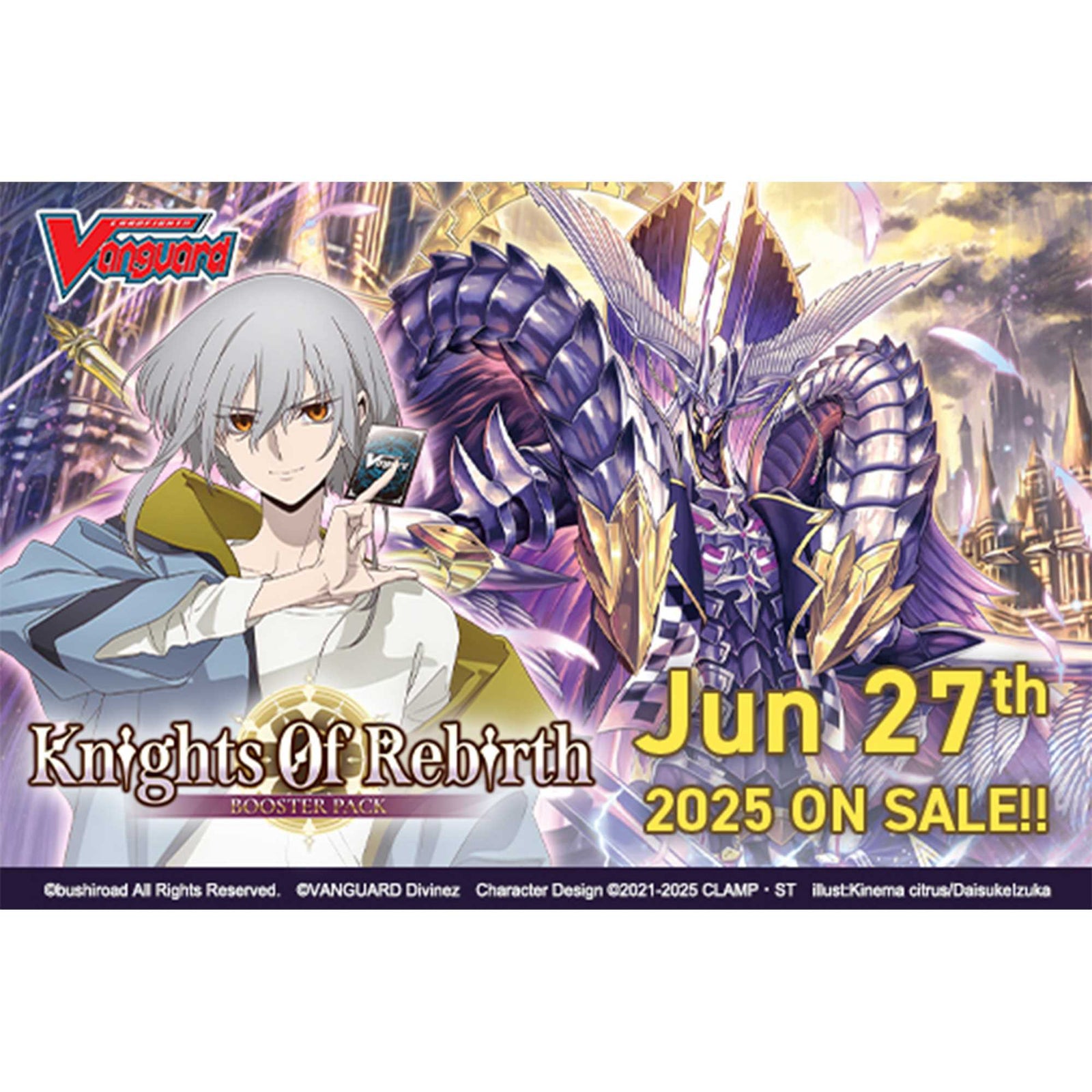 CFV Booster Pack Knights 0f Rebirth 16 Trading Card Game by Bushiroad 1