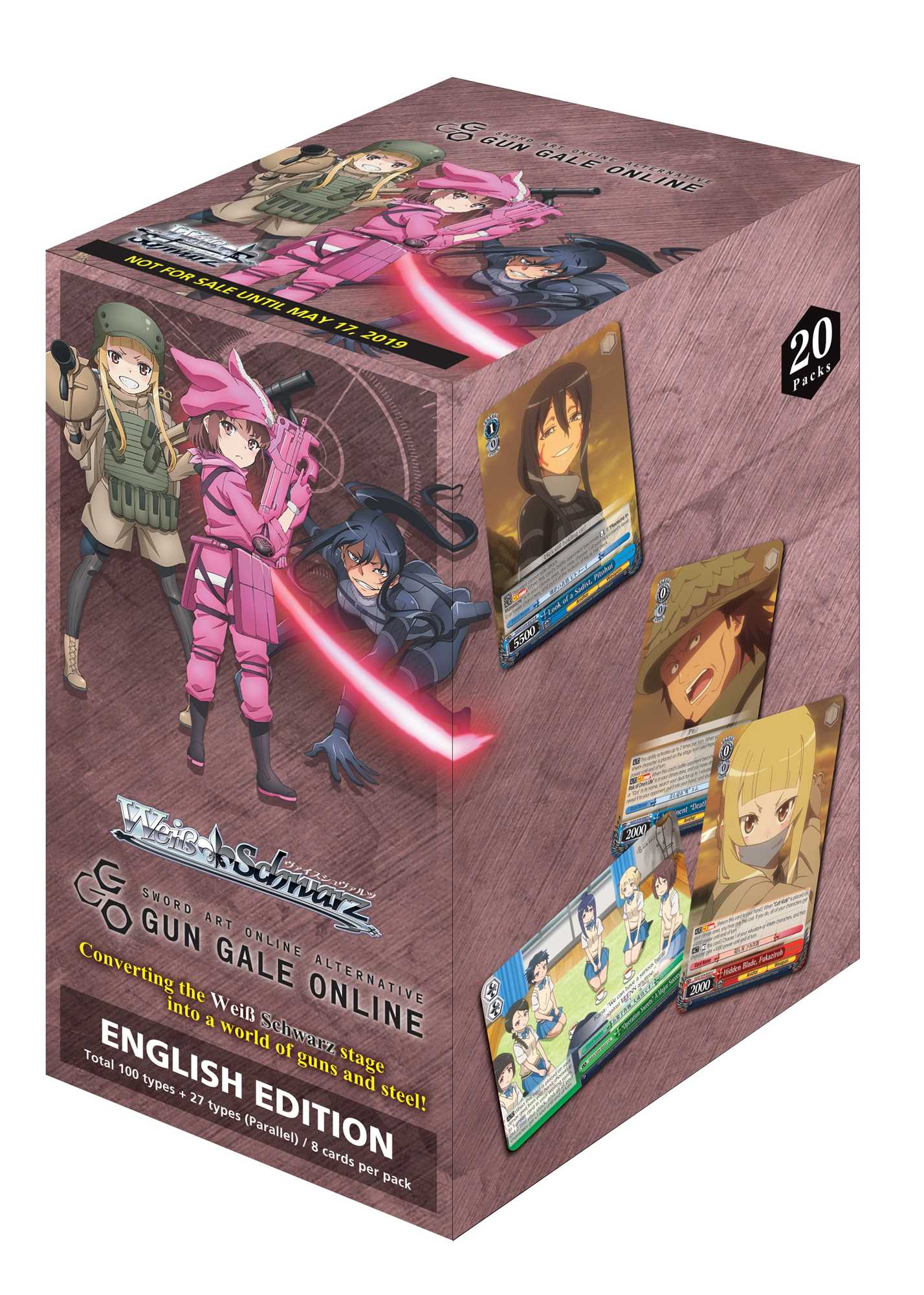 WS Extra Booster Pack Sword Art Online Alternative Gun Gale Online II 6 Trading Card Game by Bushiroad 1