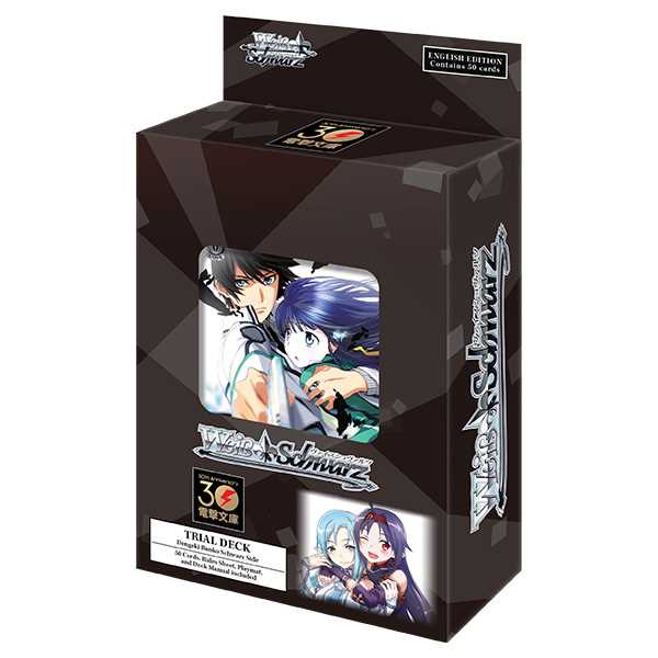 Weiss Schwarz Trial Deck Dengeki Bunko Schwarz Side 6 Board Game 1