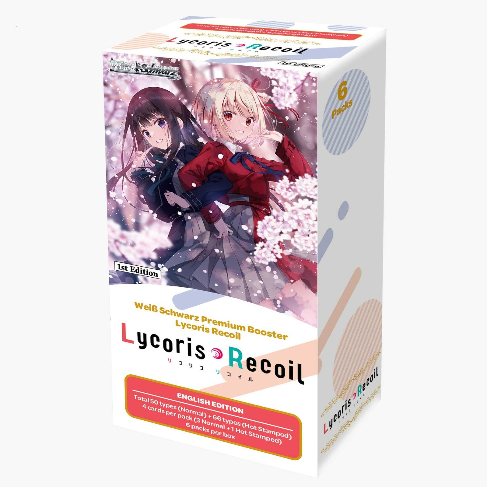 WS Premium Booster Pack Lycoris Recoil 6 Trading Card Game by Bushiroad 1
