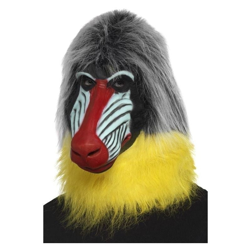 Size Chart Baboon Mask Adult Grey