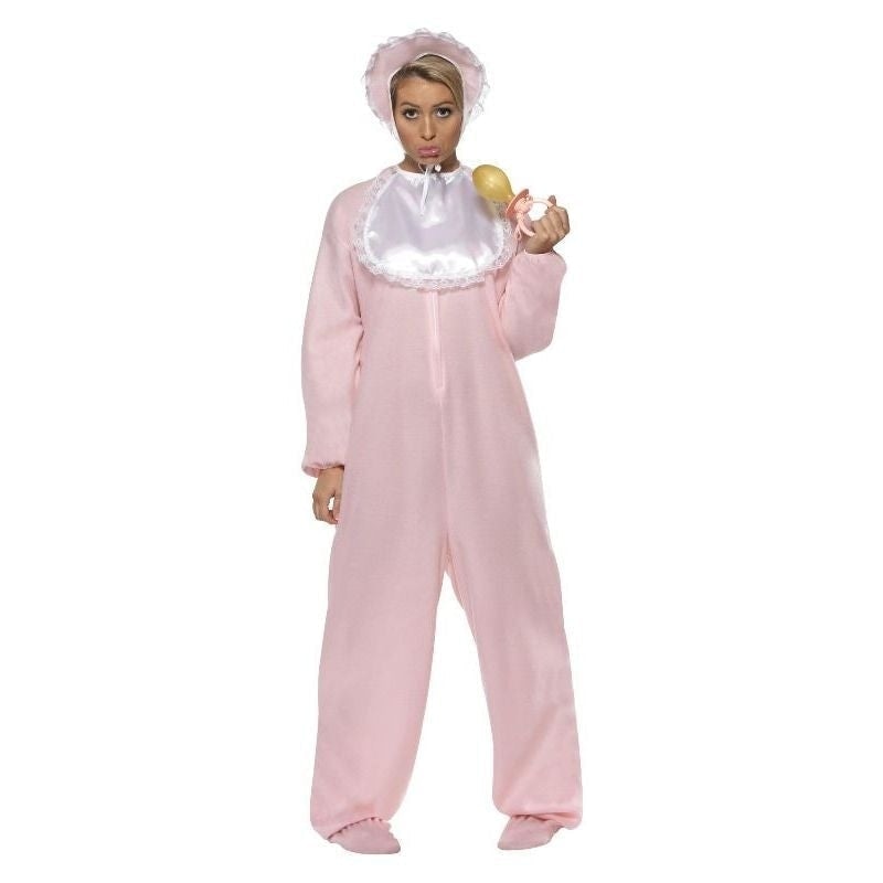 Baby Romper Costume Adult Pink Onesie_2