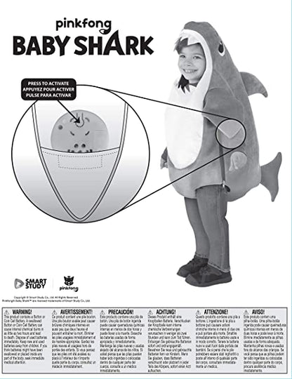 Baby Shark Yellow Costume for Kids 6