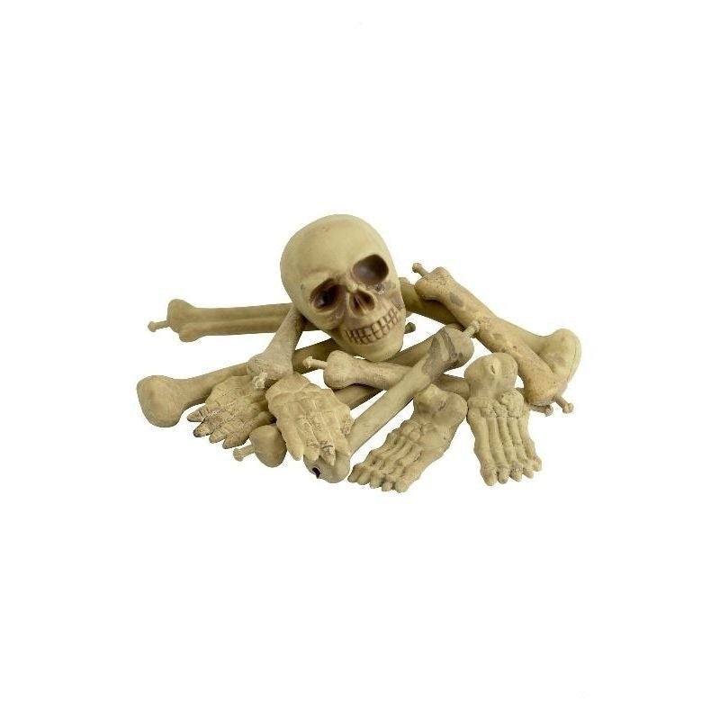 Bag Of Bones and Skull Adult Natural 2