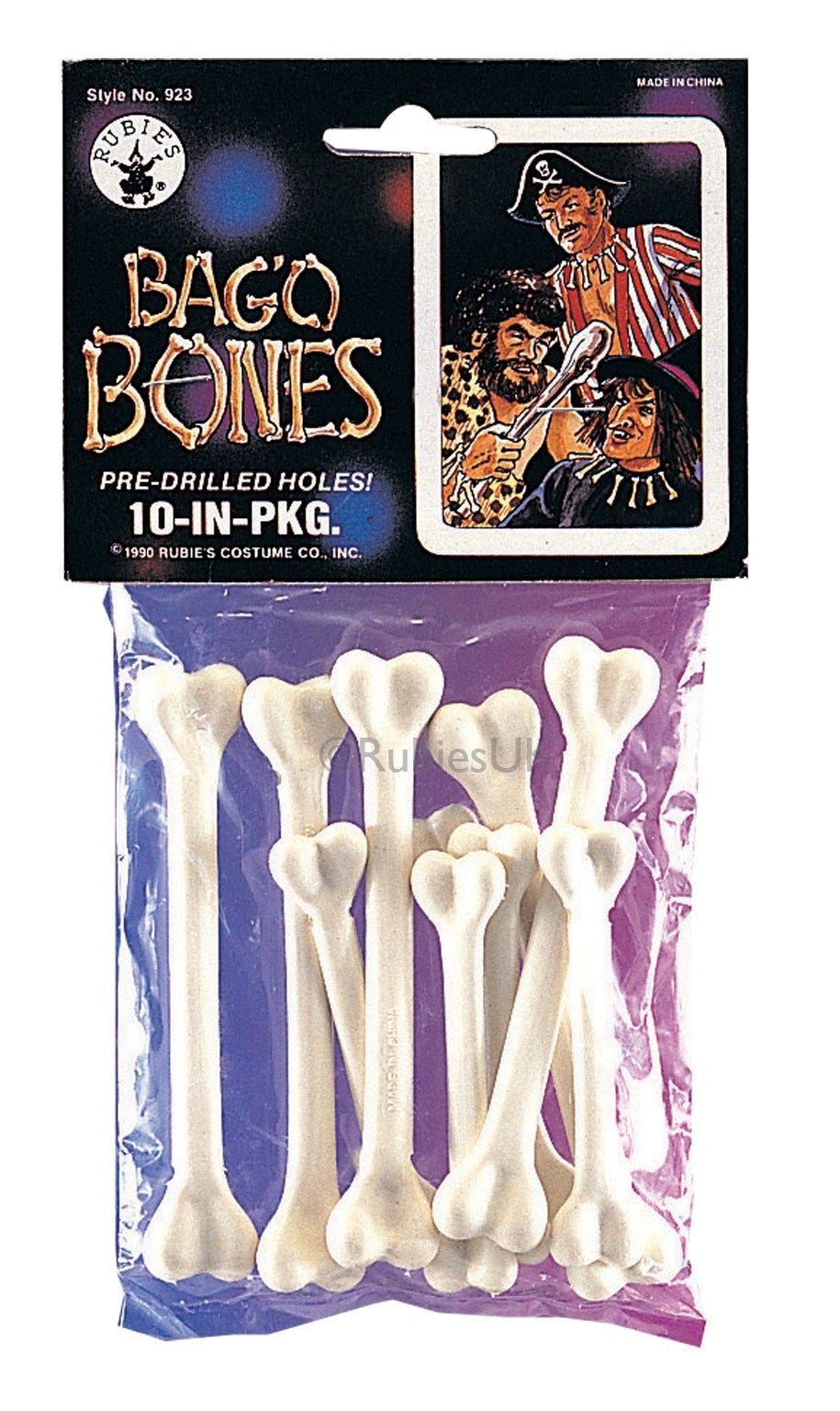 Bag of Bones 10 Pack Halloween Decoration_1