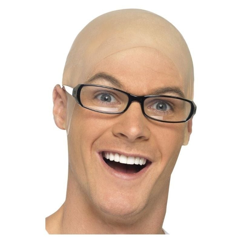 Bald Skin Head Adult Flesh Coloured Latex Cap 1