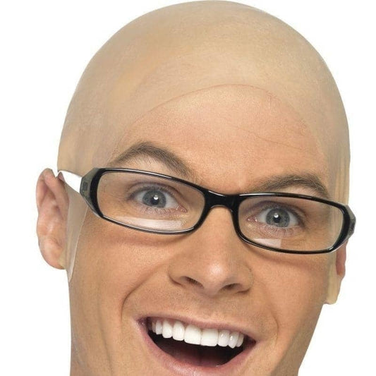 Bald Skin Head Adult Flesh Coloured Latex Cap 2