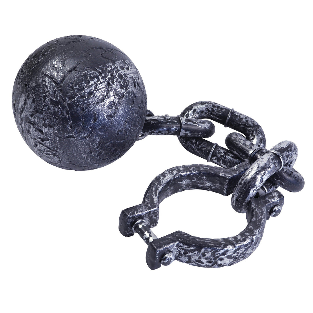 Ball & Chain Giant Grey Costume Accessories Unisex_1