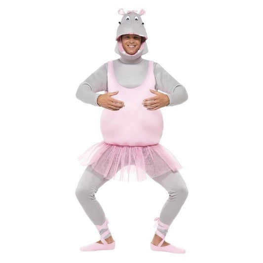 Ballerina Hippo Costume for Adults 1