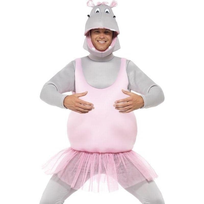 Ballerina Hippo Costume Adult Pink_1