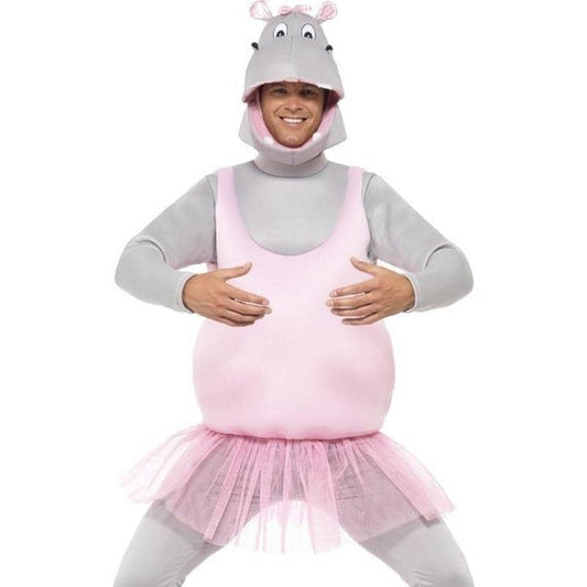 Ballerina Hippo Costume for Adults 2