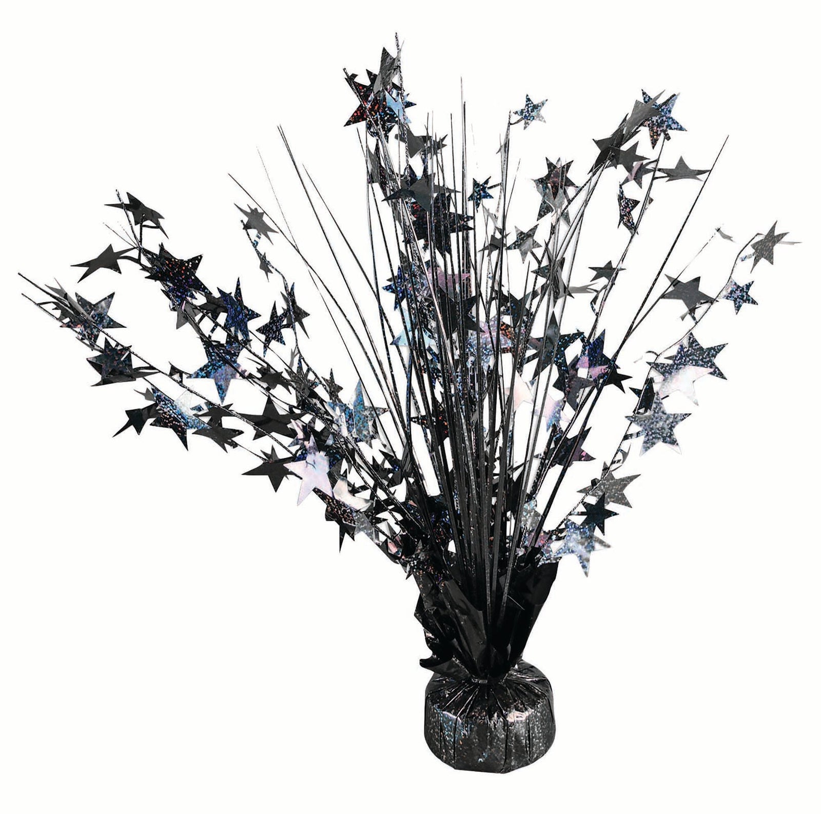 Balloon Weight Star Black Holographic 1