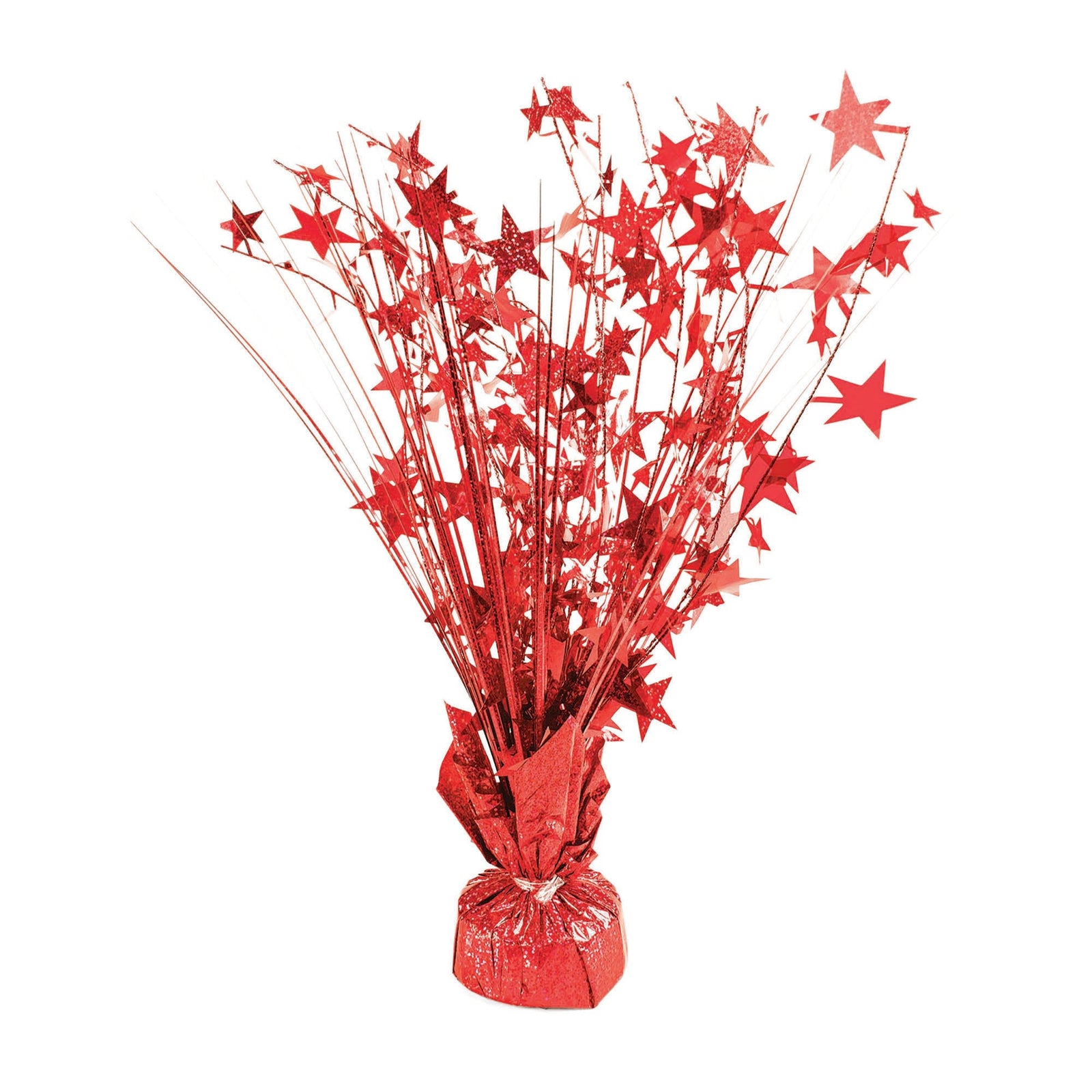Balloon Weight Star Red Holographic 1