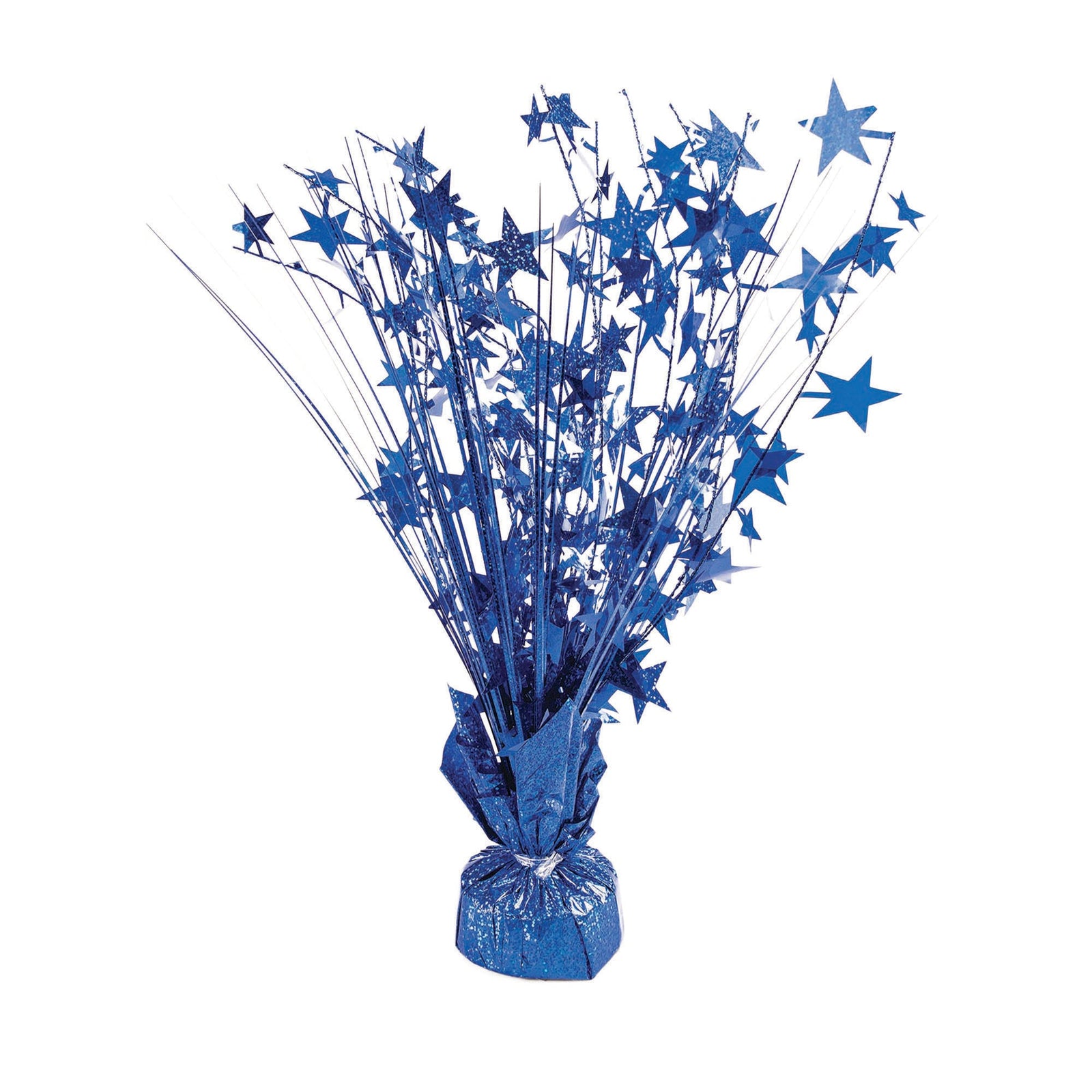 Balloon Weight Star Royal Blue Holographic 1