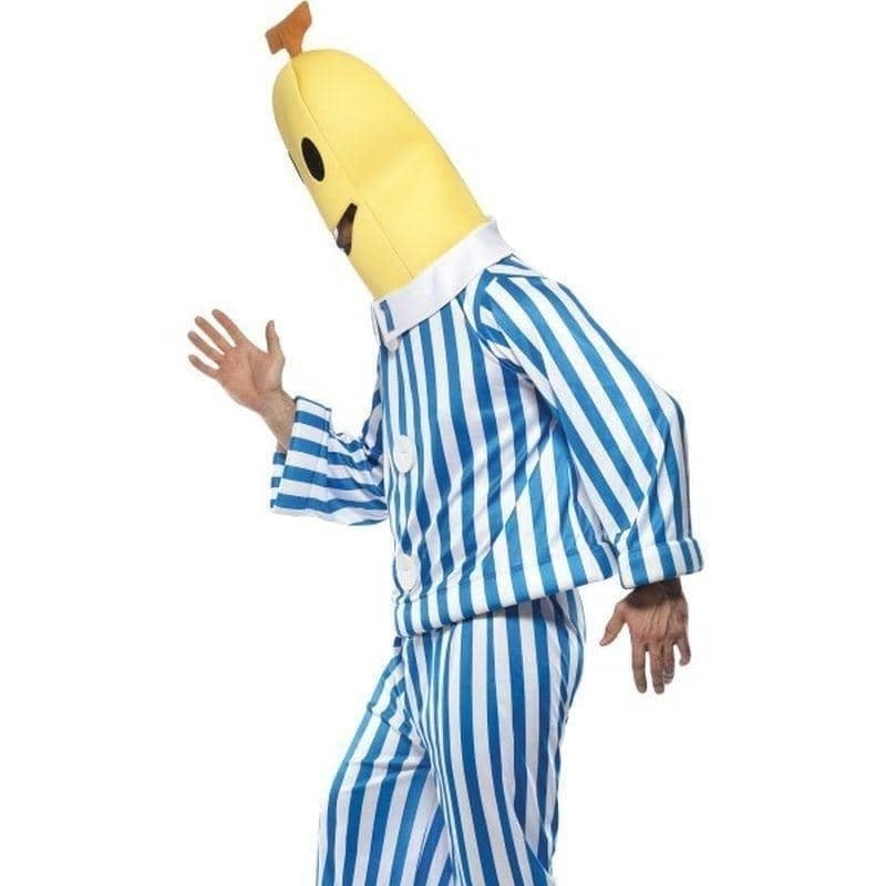 Bananas In Pyjamas Costume Adult Blue White Yellow 4