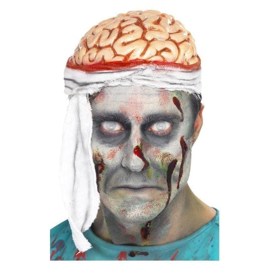 Bandage Brain Hat Adult Flesh 2