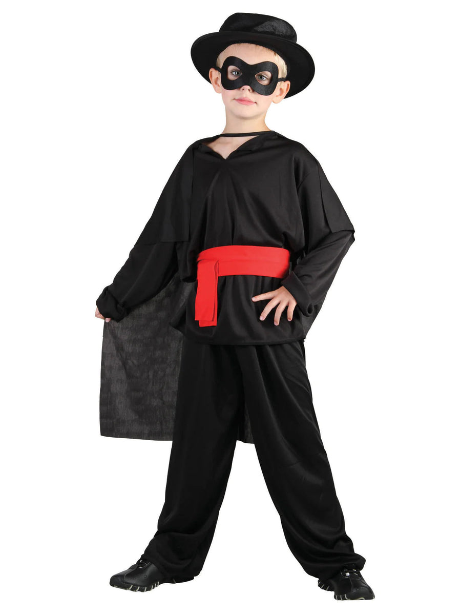 Bandit Boys Costume Zorro Suit with Hat_1