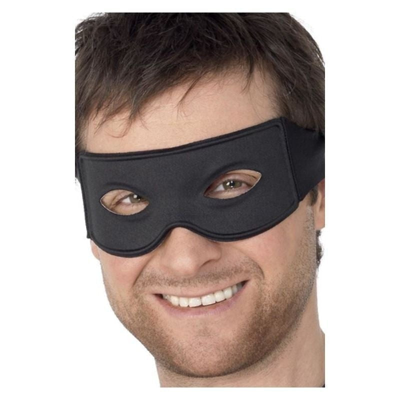 Size Chart Bandit Eyemask and Tie Scarf Adult Black