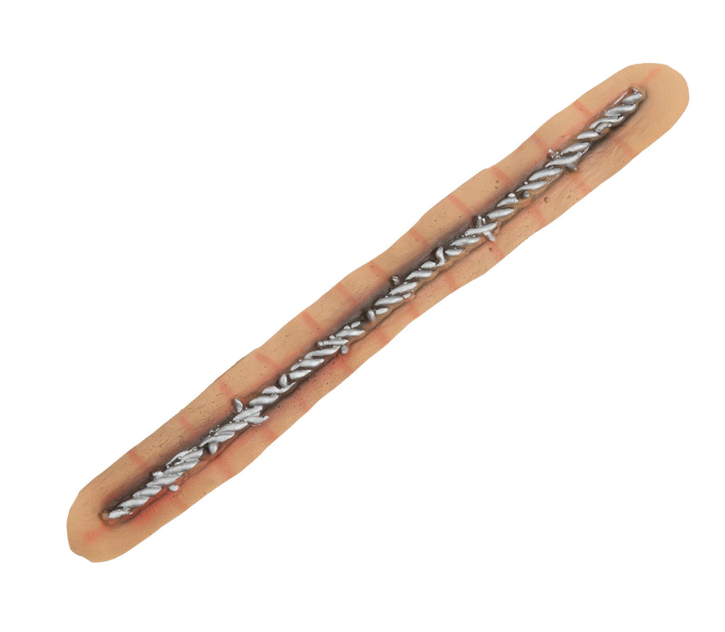 Barbed Wire Neck Wound Stick On Mutilations Unisex