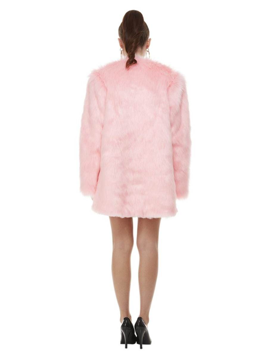 Barbie 60th Anniversary Costume Movie Pink Fluffy Coat Sunglasses 4