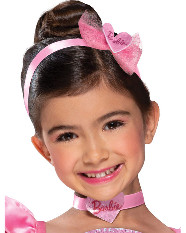 Barbie Ballerina Costume Girls Pink Tutu Dress 2