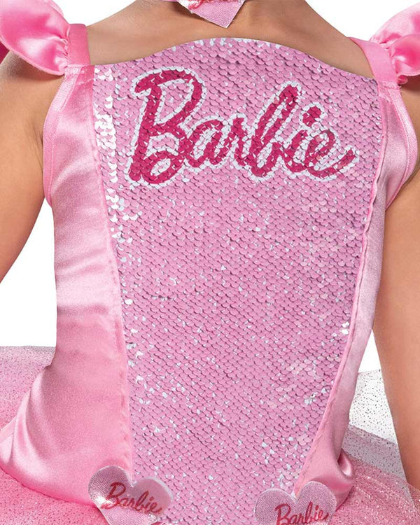 Barbie Ballerina Costume Girls Pink Tutu Dress 3