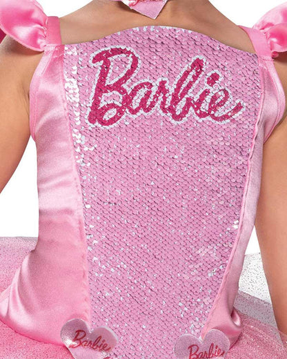 Barbie Ballerina Costume Girls Pink Tutu Dress 3