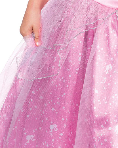 Barbie Princess Girls Pink Ballerina Costume 4