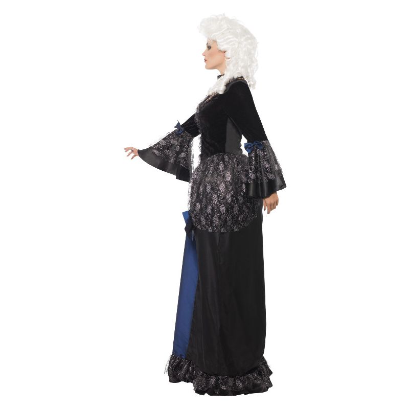 Baroque Beauty Masquerade Costume Black Adult 3