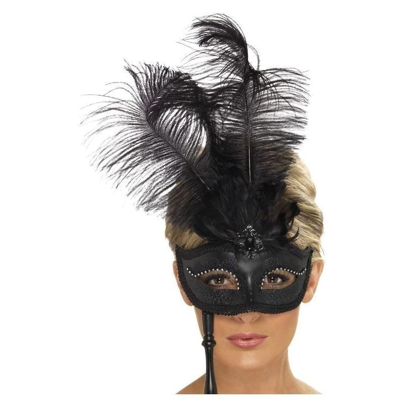 Baroque Fantasy Eyemask Adult Black 2