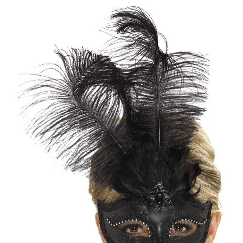 Baroque Fantasy Eyemask Adult Black 1