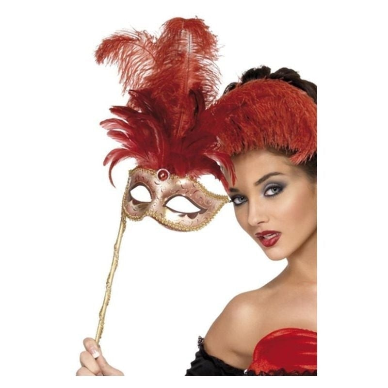 Baroque Fantasy Eyemask Adult Red 2