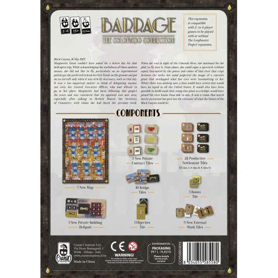 Barrage The Colorado Connection Board Game Expansion by Crowd