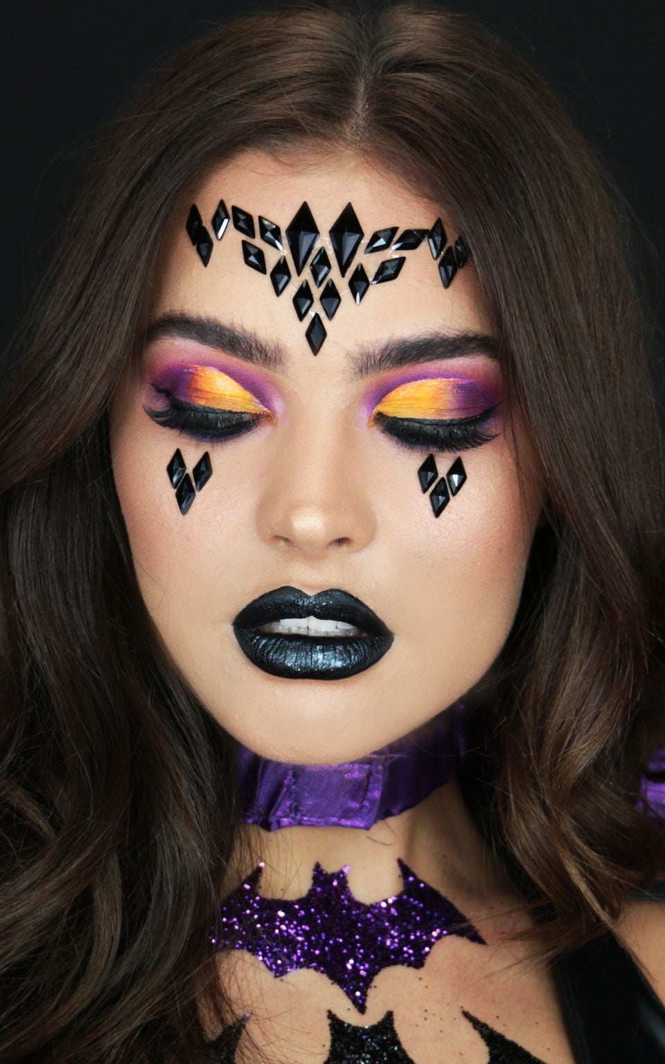 Batgirl Face Jewel Costume 2
