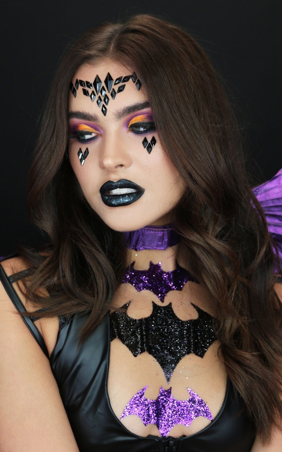 Batgirl Face Jewel Costume 1