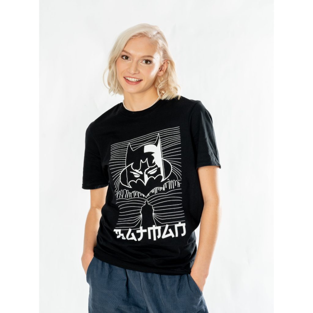 Batman Black Adult Anime City T-Shirt DC_2