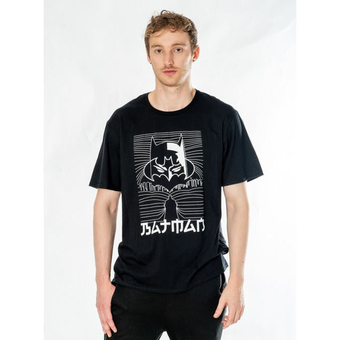 Batman Black Adult Anime City T-Shirt DC_1