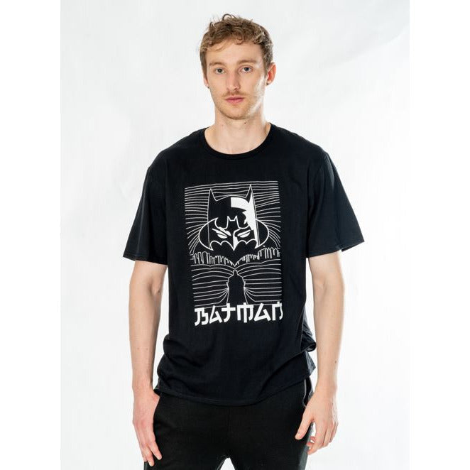 Batman Black Adult Anime City T-Shirt DC 1